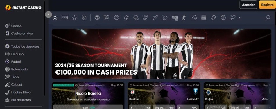 Instant Casino - Análisis de las mejores casas de apuestas deportivas en Argentina
